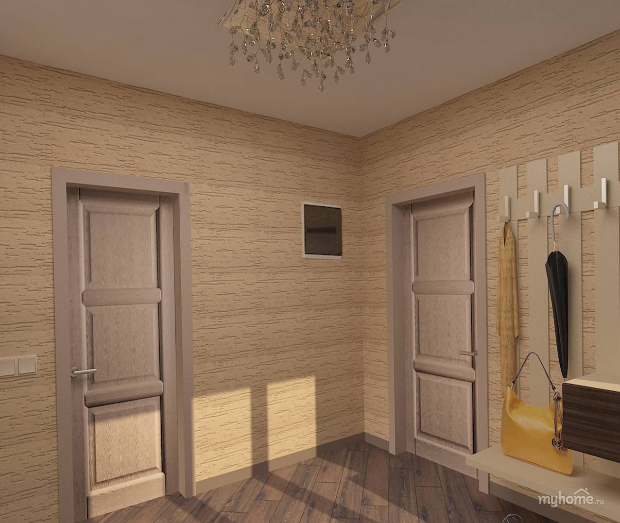 Дизайн коридора в квартире - 80 фото интерьеров, идеи ремонта и отделки