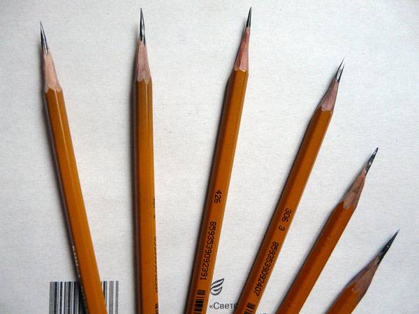 Чернографитный карандаш — как выбрать? — нюансы использования