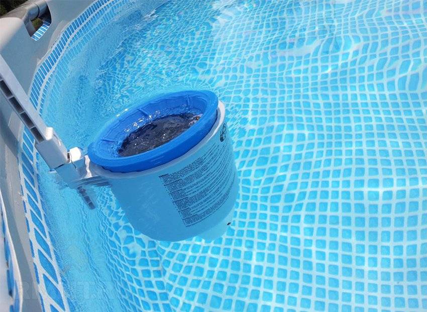 Как ухаживать за бассейном на даче чем обеззараживать воду в бассейне