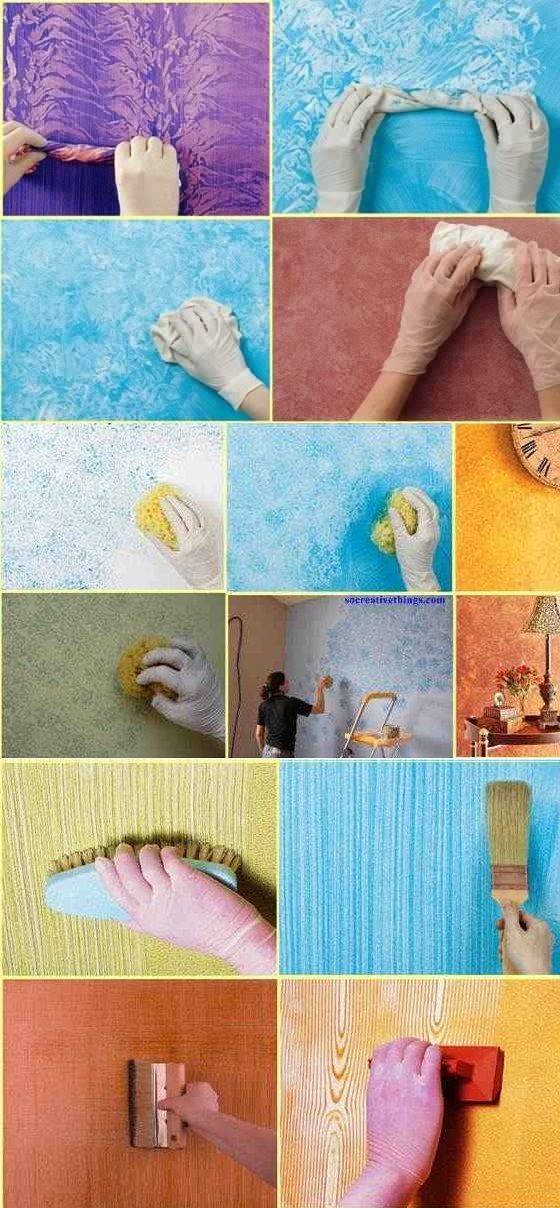 Как покрасить стену оригинально: фото, идеи для ванной и иных комнат квартиры, работа с водоэмульсионными составами и валиком, способы сделать это своими руками