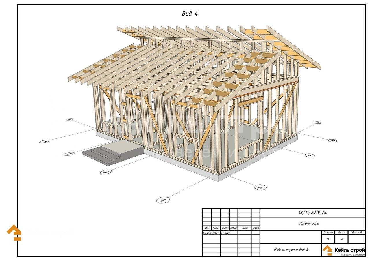 Проекты и планировка одноэтажных и двухэтажных каркасных домов 6х6