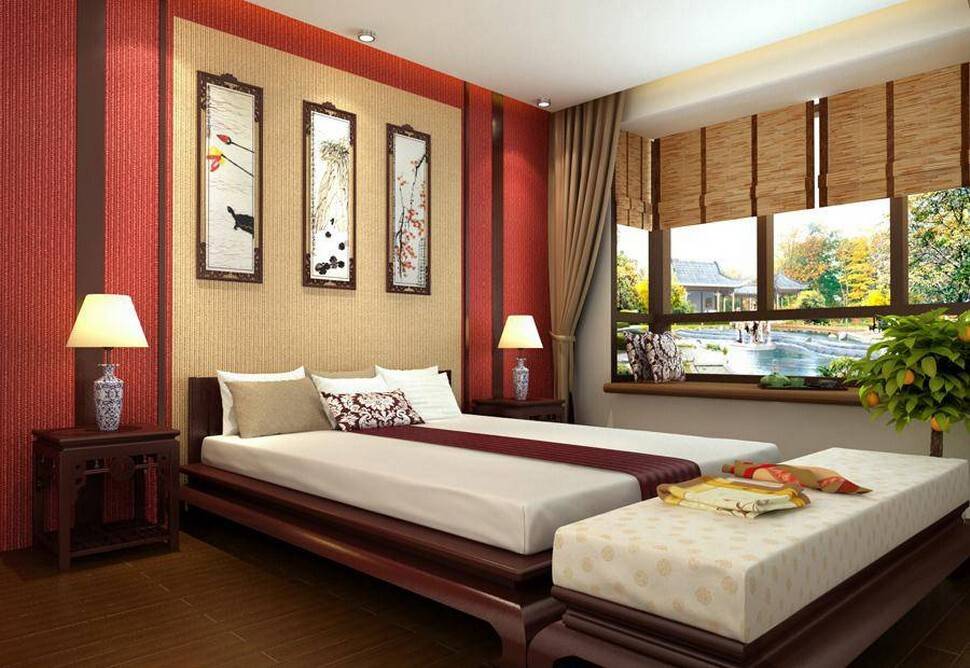Спальня в китайском стиле — фото примеров и правильное оформление