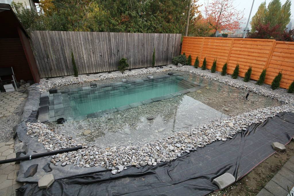 Строительство бассейна возле дома своими руками: советы по выбору места для расположения +фото и видео