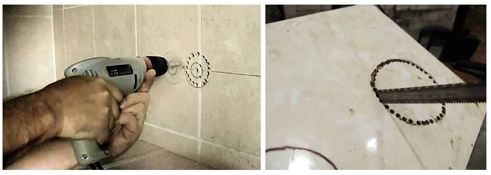 Сверло по кафелю, керамической плитке: как просверлить чтобы не треснула,чем сверлить в ванной, балеринка для отверстие