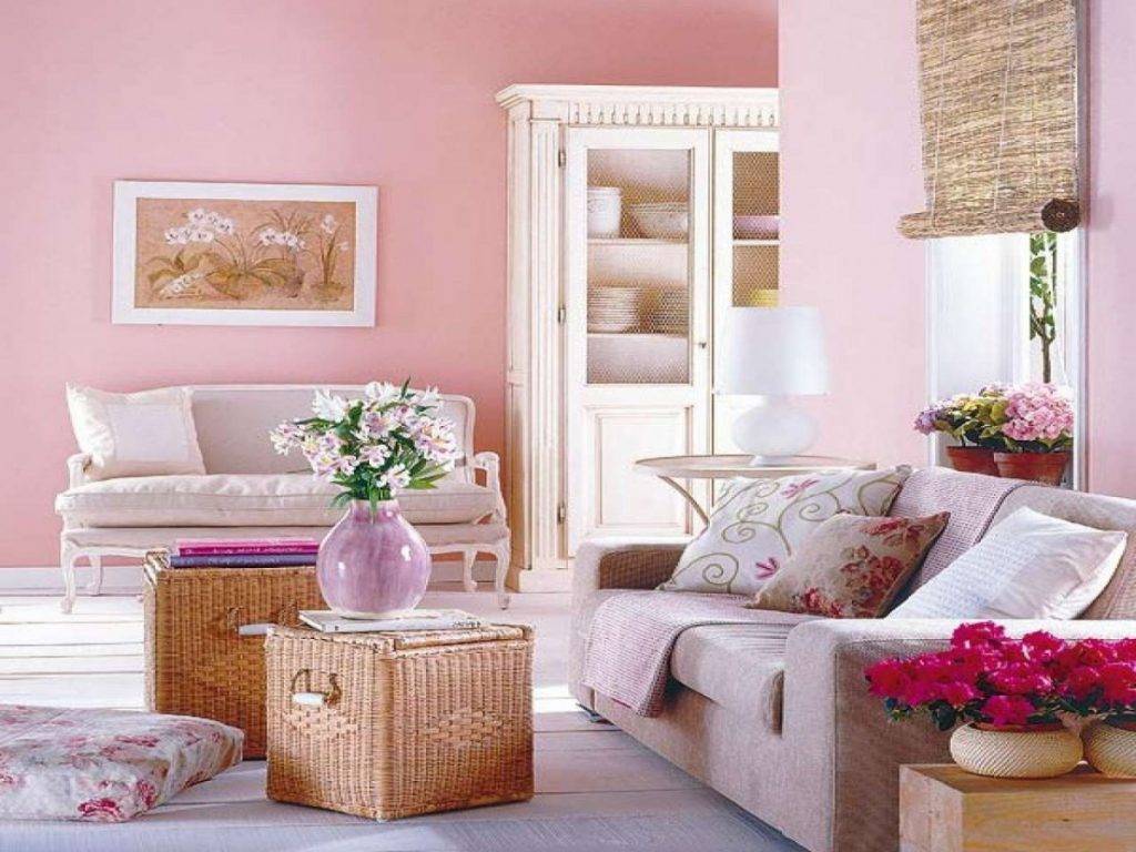 Розовая палитра в интерьерных решениях - 109 фото примеров