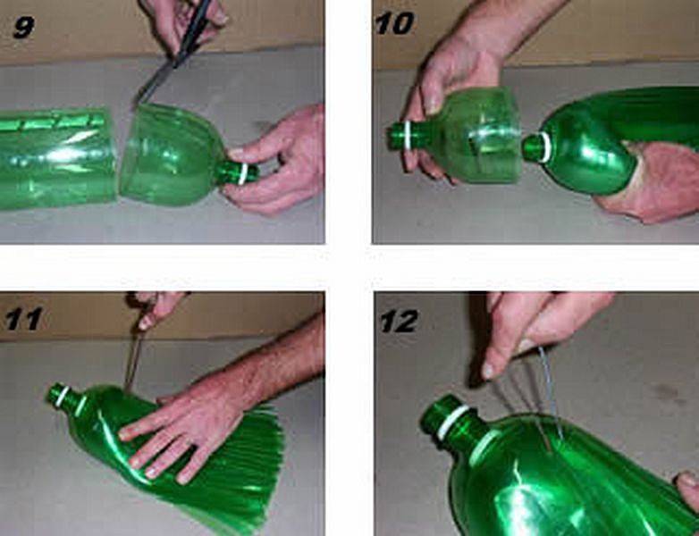 Как сделать метлу из пластиковых бутылок своими руками: пошагово +видео