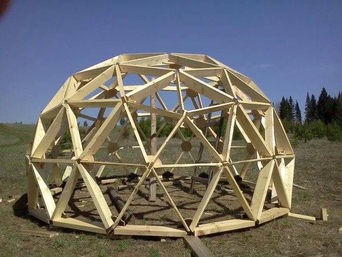 Геодезический купол своими руками: расчет и строительство купольной теплицы