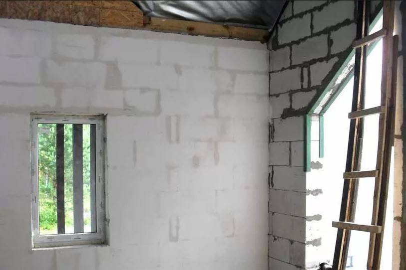 Штукатурка стен из пеноблоков внутри дома и снаружи