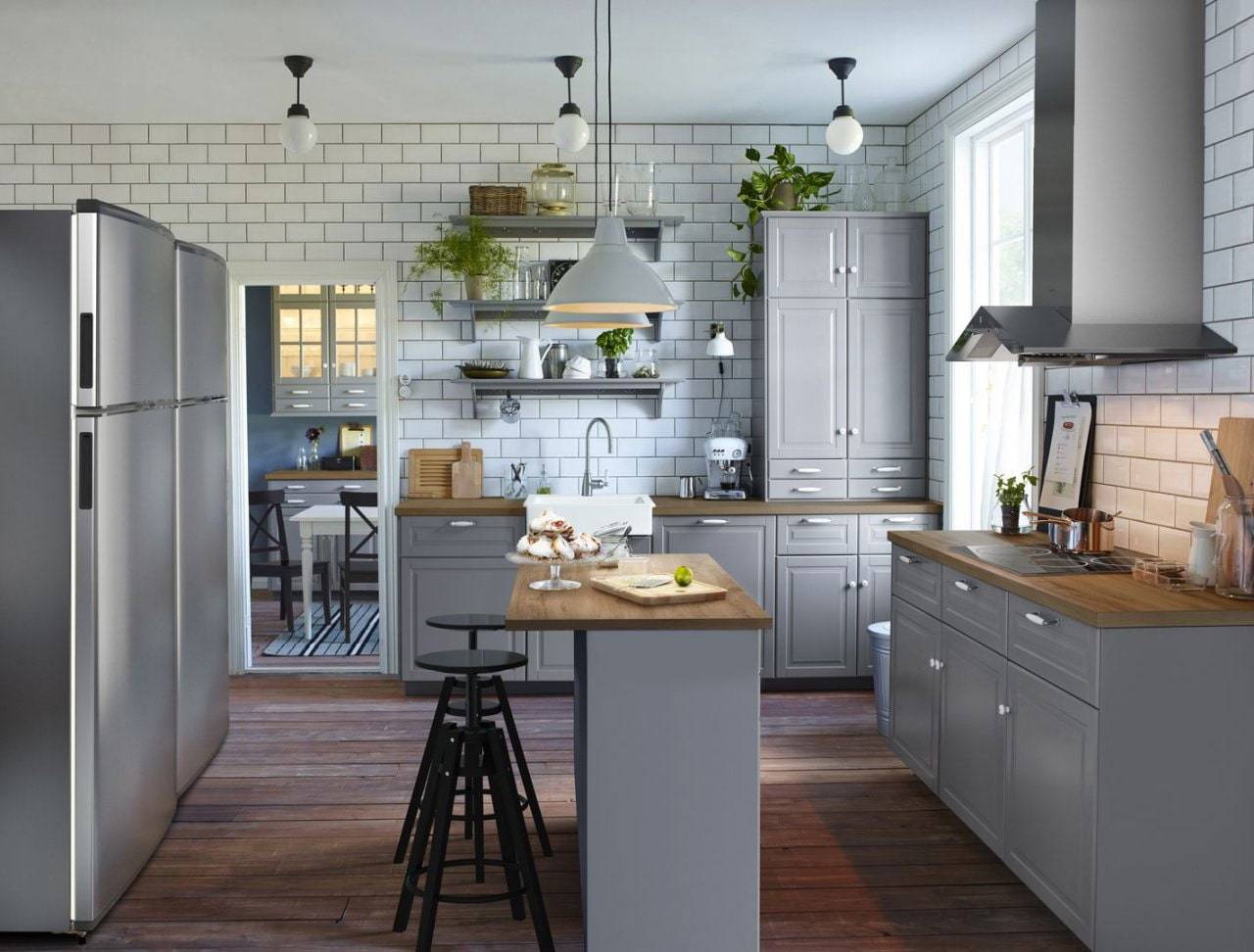 Кухня в скандинавском стиле - 120 фото дизайна и красивого сочетания