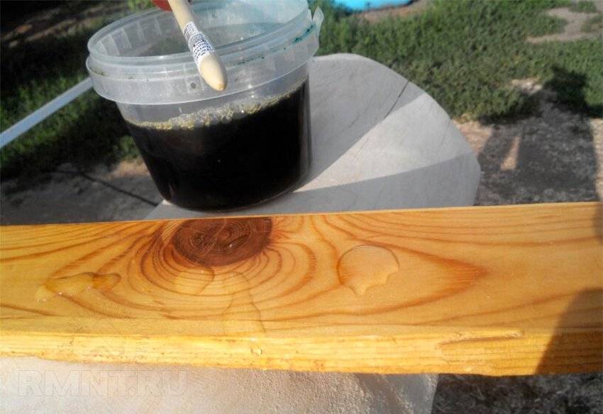 Масло для покрытия древесины: обработка и пропитка дерева своими руками