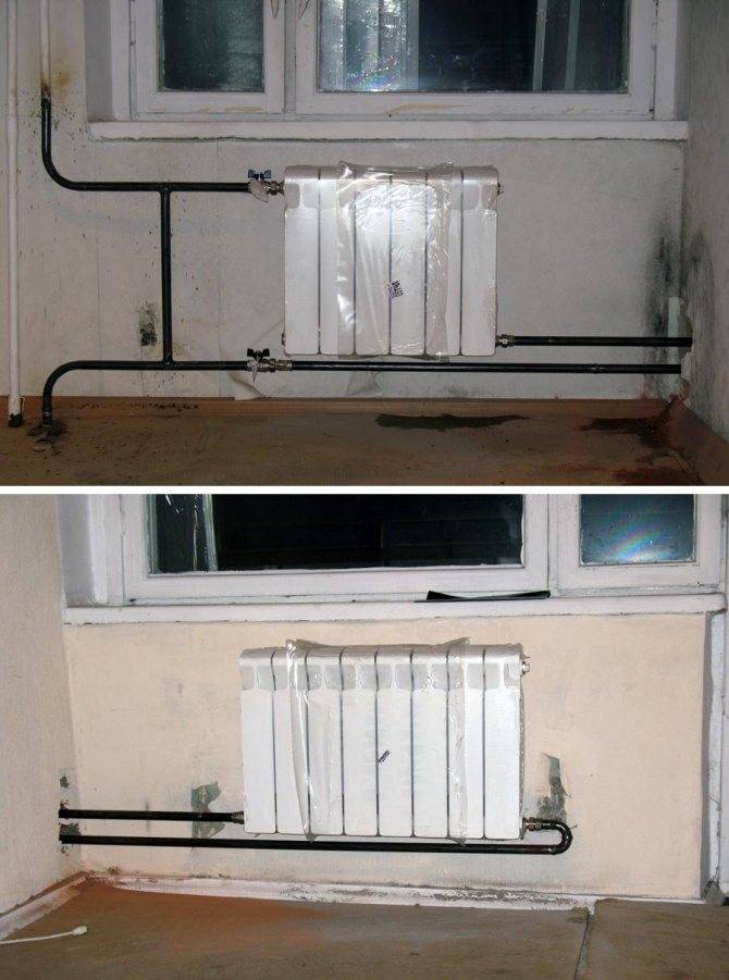 Монтаж радиатора отопления: установка и замена батарей отопления в квартире своими руками