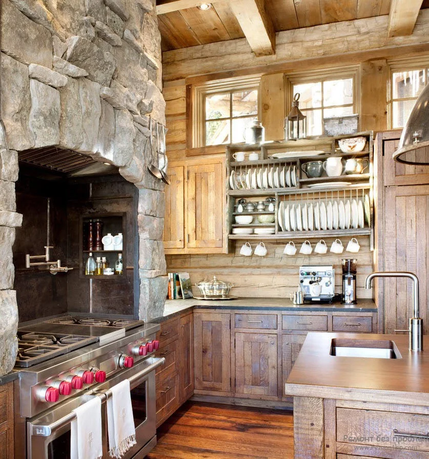 О кухне в деревенском стиле