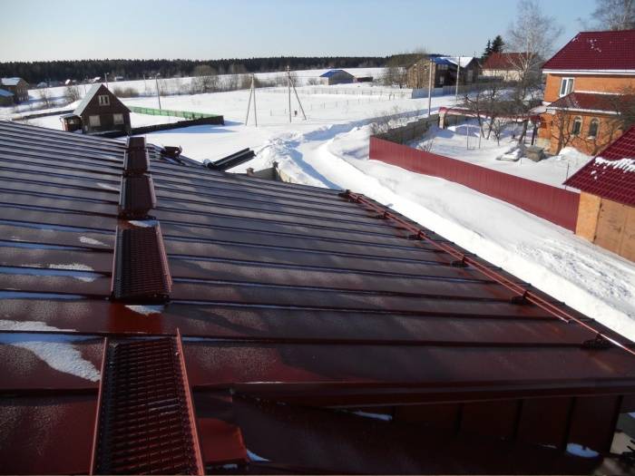 Снегозадержатели на крышу: 80 фото лучших современных идей и конструкций