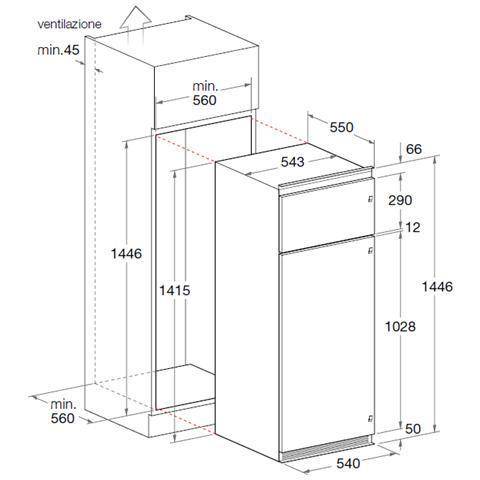 Размеры фасадов для встраиваемого холодильника - строительный журнал palitrabazar.ru