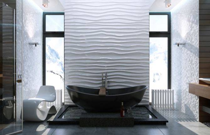 Отделка ванной комнаты пластиковыми панелями + 110 фото