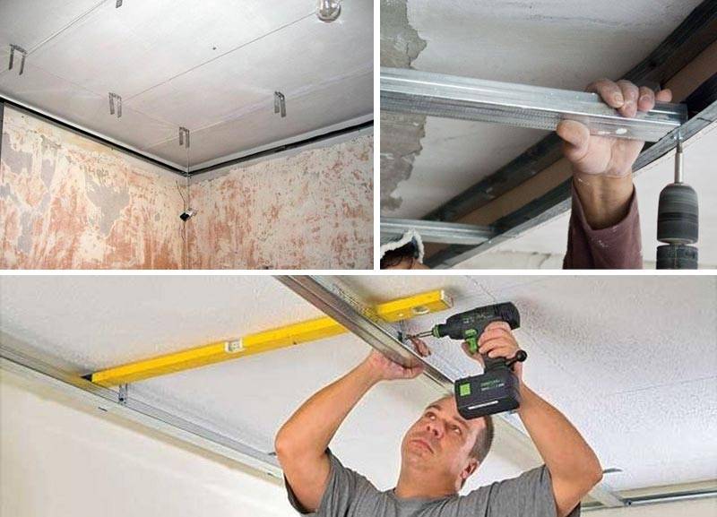 Как правильно сделать двухуровневый потолок из пластиковых панелей своими руками