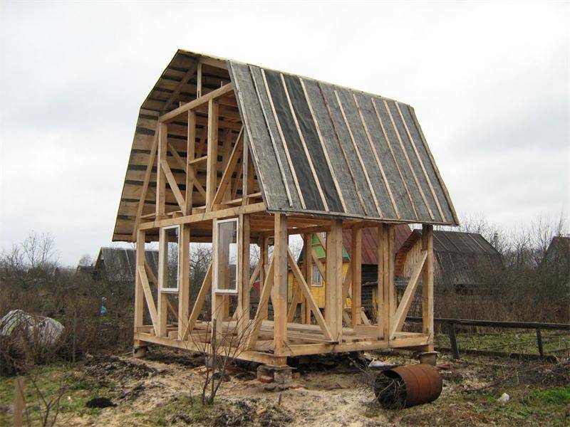 Как построить дачный домик своими руками: пошаговая инструкция