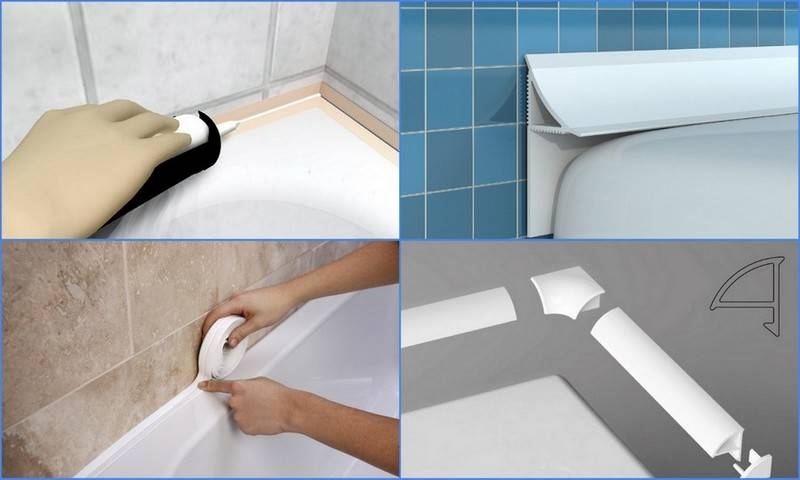 Как выбрать керамический плинтус для ванны и приклеить своими руками, чтобы не затекала вода + видео