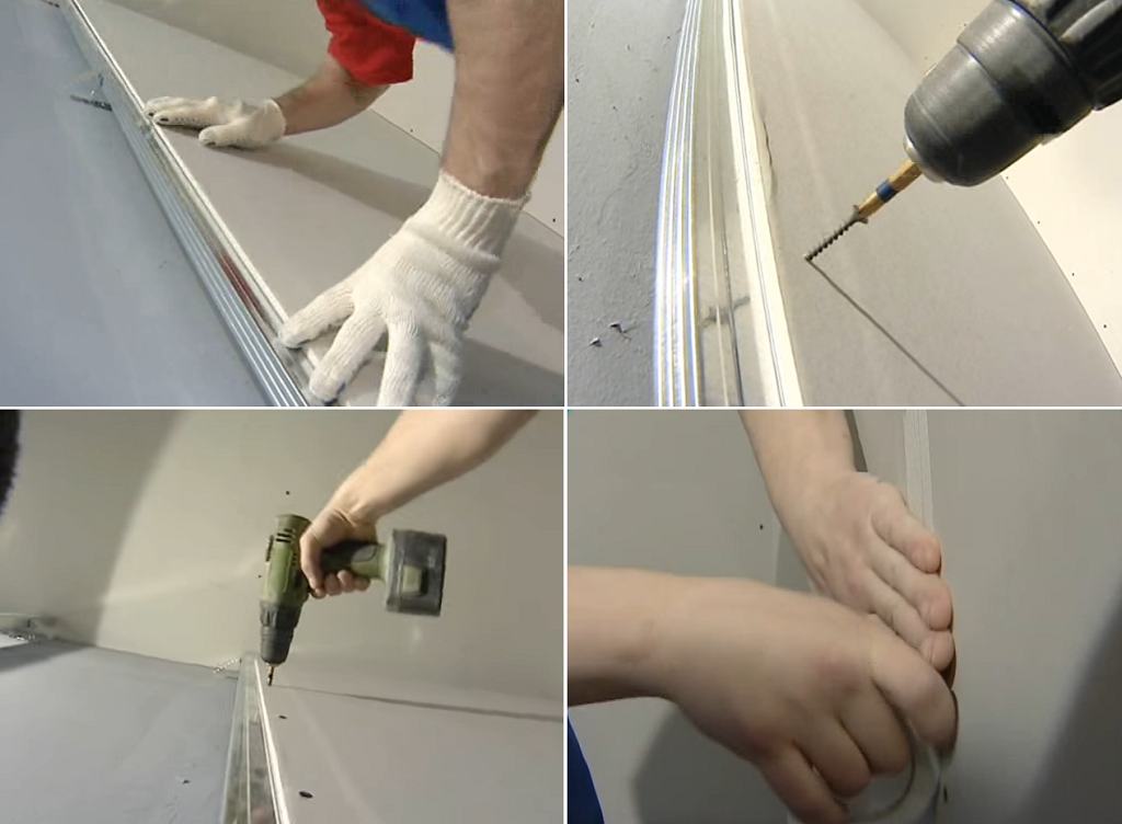Выравнивание стен гипсокартоном без каркаса своими руками: видео