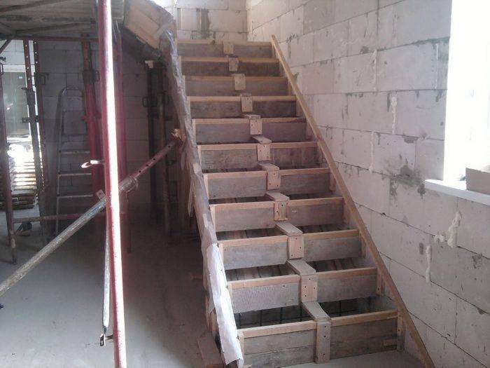 Лестница из бетона своими руками пошаговая инструкция