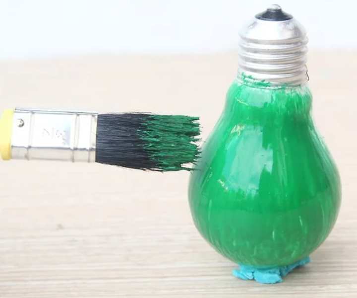 Как покрасить лампочки - wikihow