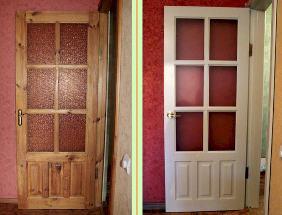 Как правильно покрасить деревянную дверь