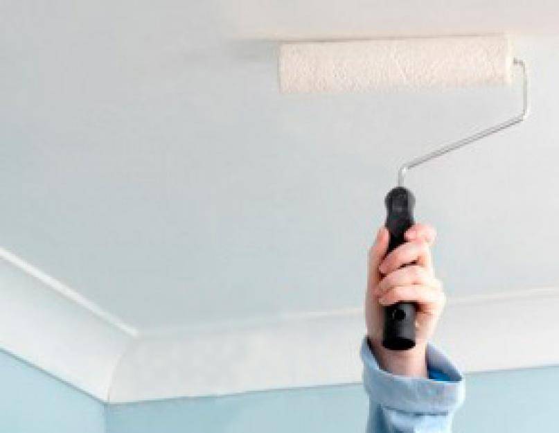 Как сделать ремонт потолка после протечки своими руками
