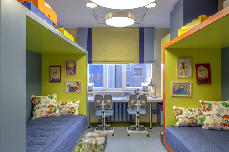 Как правильно оформить дизайн детской комнаты для двоих - требования и рекомендации