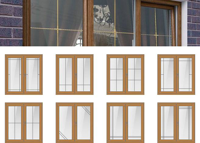 Раскладка на окнах пвх: расстекловка, стеклопакет с раскладкой в интерьере