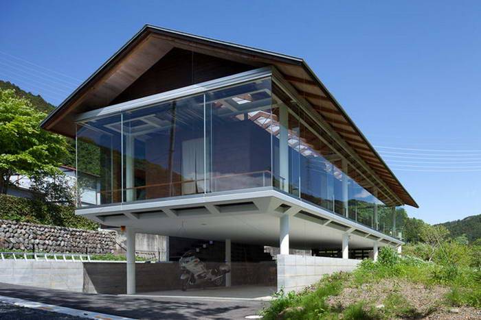 Дома из бетона и стекла: проекты, плюсы, минусы