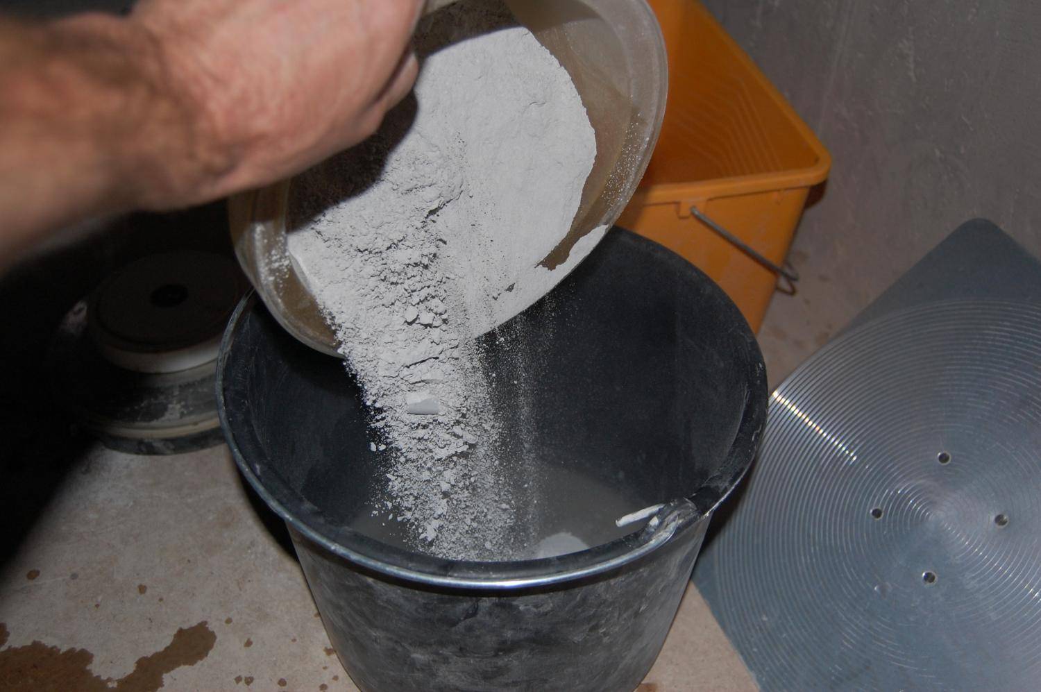 Особенности и приготовление цементно песчаного раствора