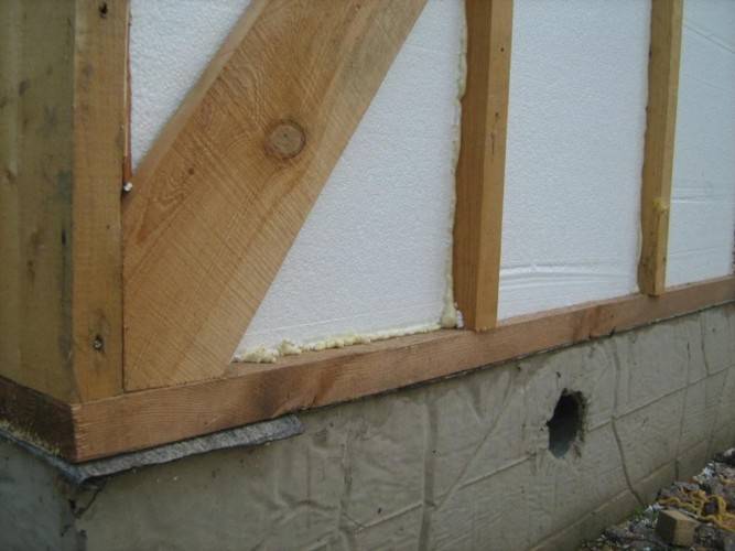 Технология утепления каркасного дома пенопластом - ремонт и стройка