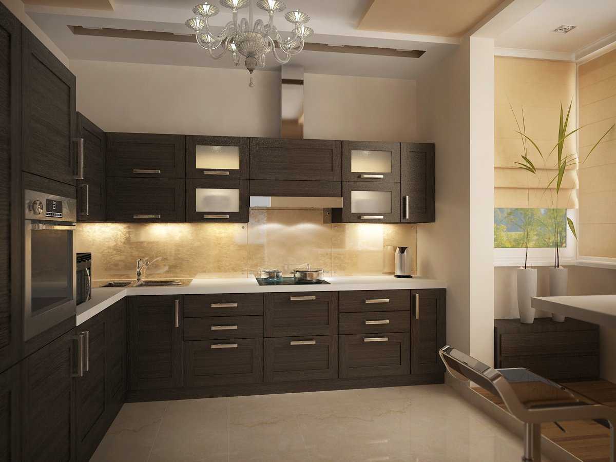 Кухня в коричневых тонах: фото примеры идеального сочетания дизайна кухни коричневого цвета