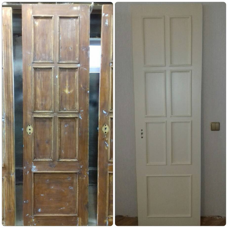 Этапы реставрации деревянных дверей своими руками | онлайн-журнал о ремонте и дизайне