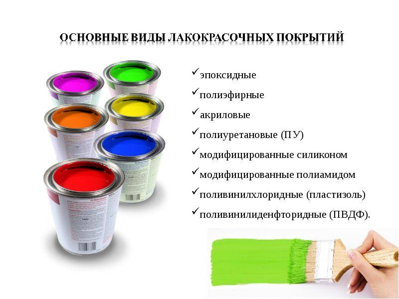 Обзор красок - характеристики всех видов по химическому составу, по применению