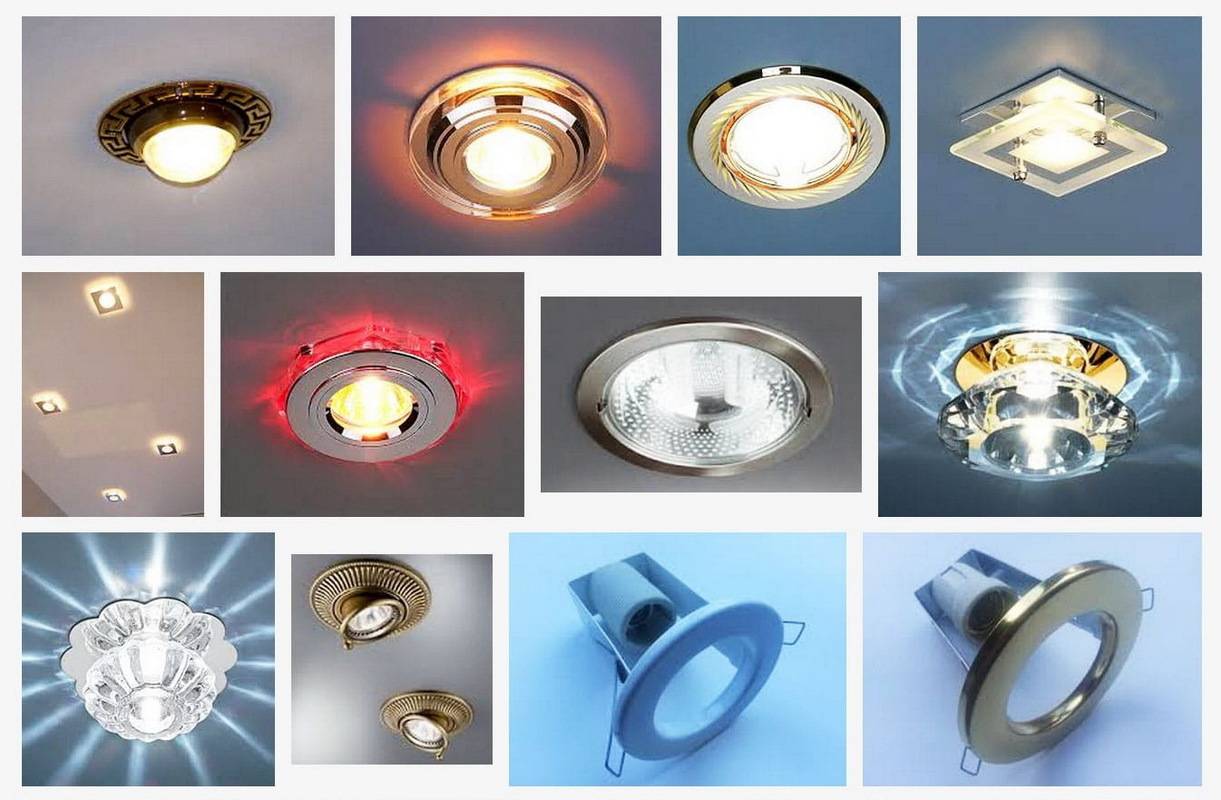 Размеры точечных светильников: обзор разных типов