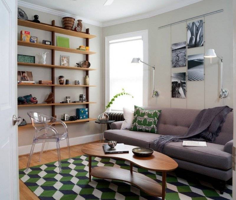Дизайн маленькой гостиной - фото 2019 года, 100 современных идей