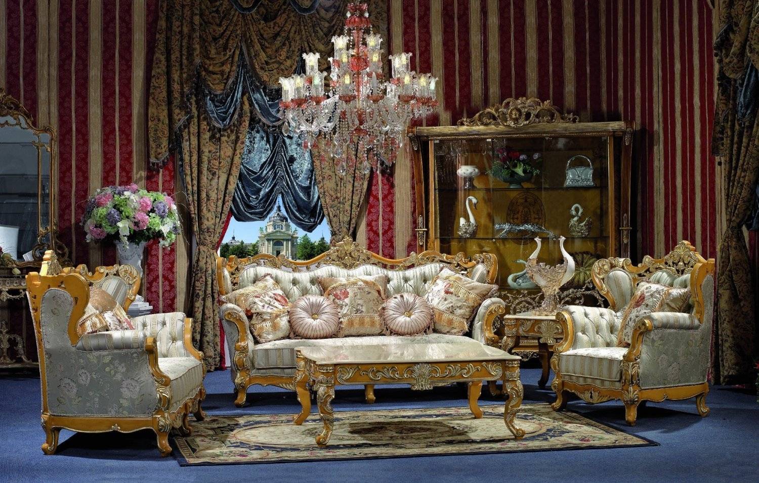 Мягкая мебель в стиле барокко: мягкая и деревянная - особенности стиля в интерьере