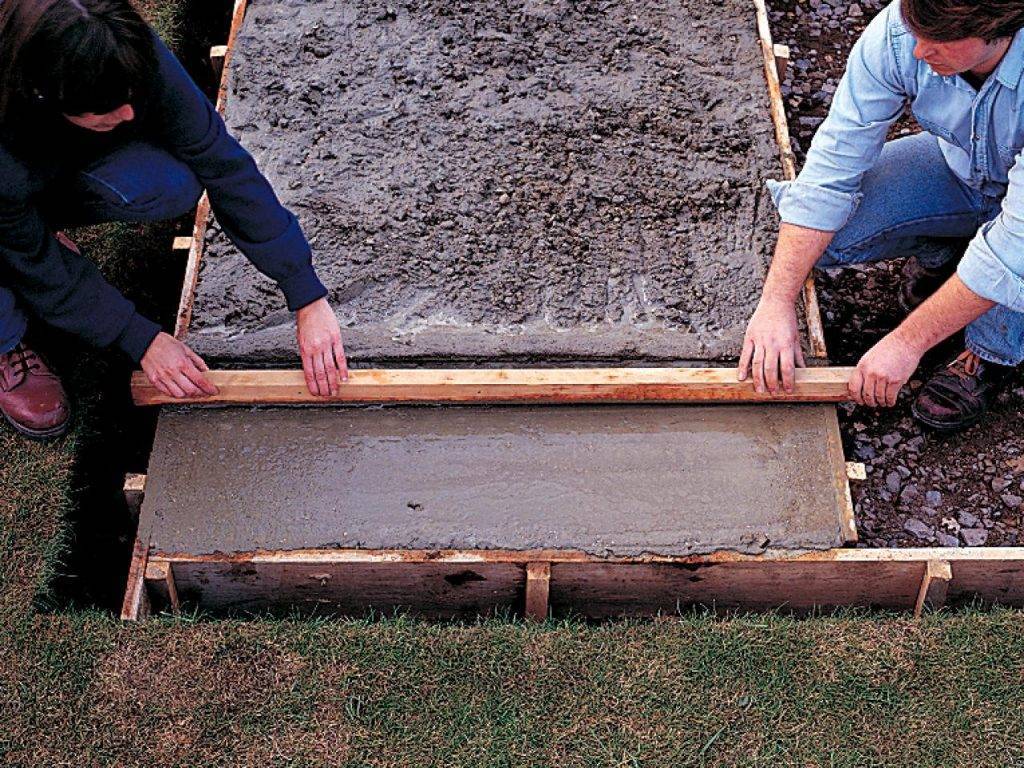 Пропорция для бетона на дорожки: материалы