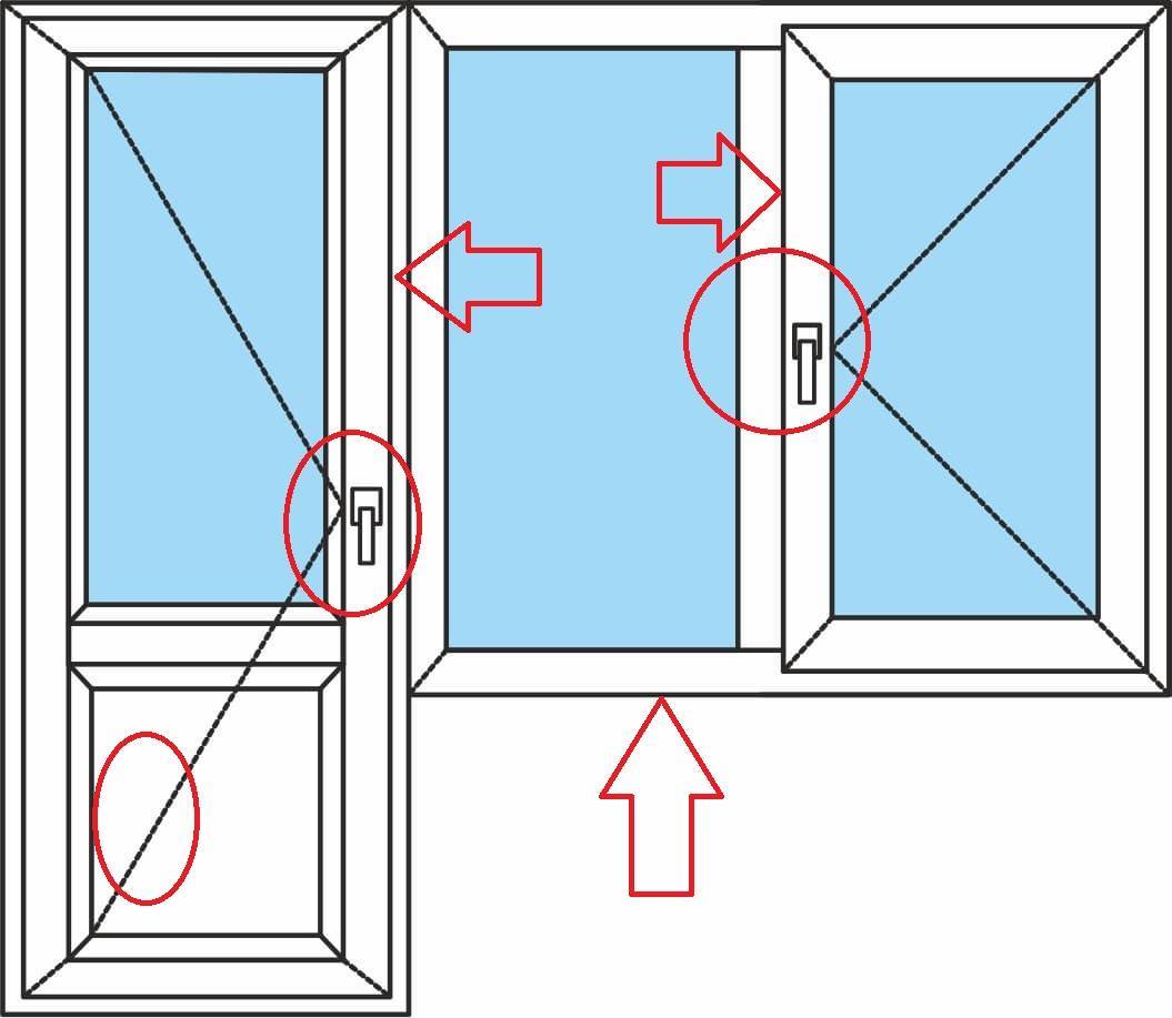 Регулировка пластиковых балконных дверей самостоятельно с видеоинструкцией