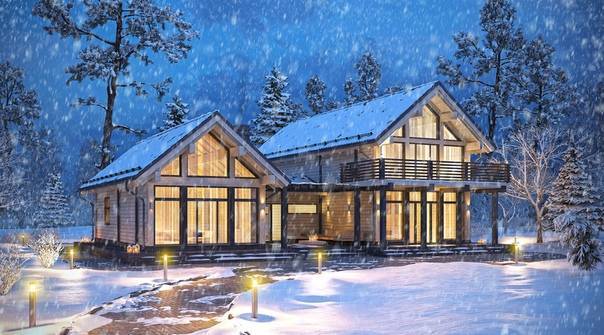 Строительство каркасного дома зимой: плюсы и минусы
