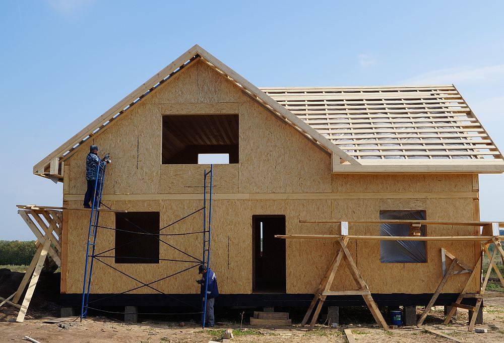 Каркасно-панельные дома: технология строительства