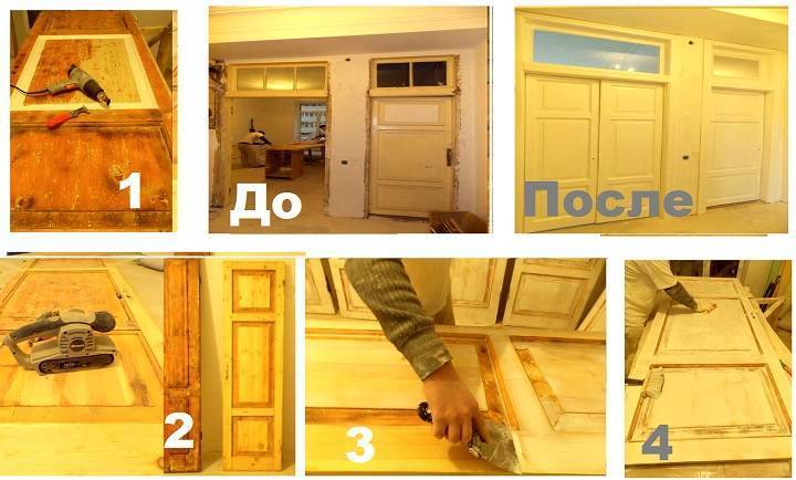 Как правильно покрасить дверь из дерева своими руками