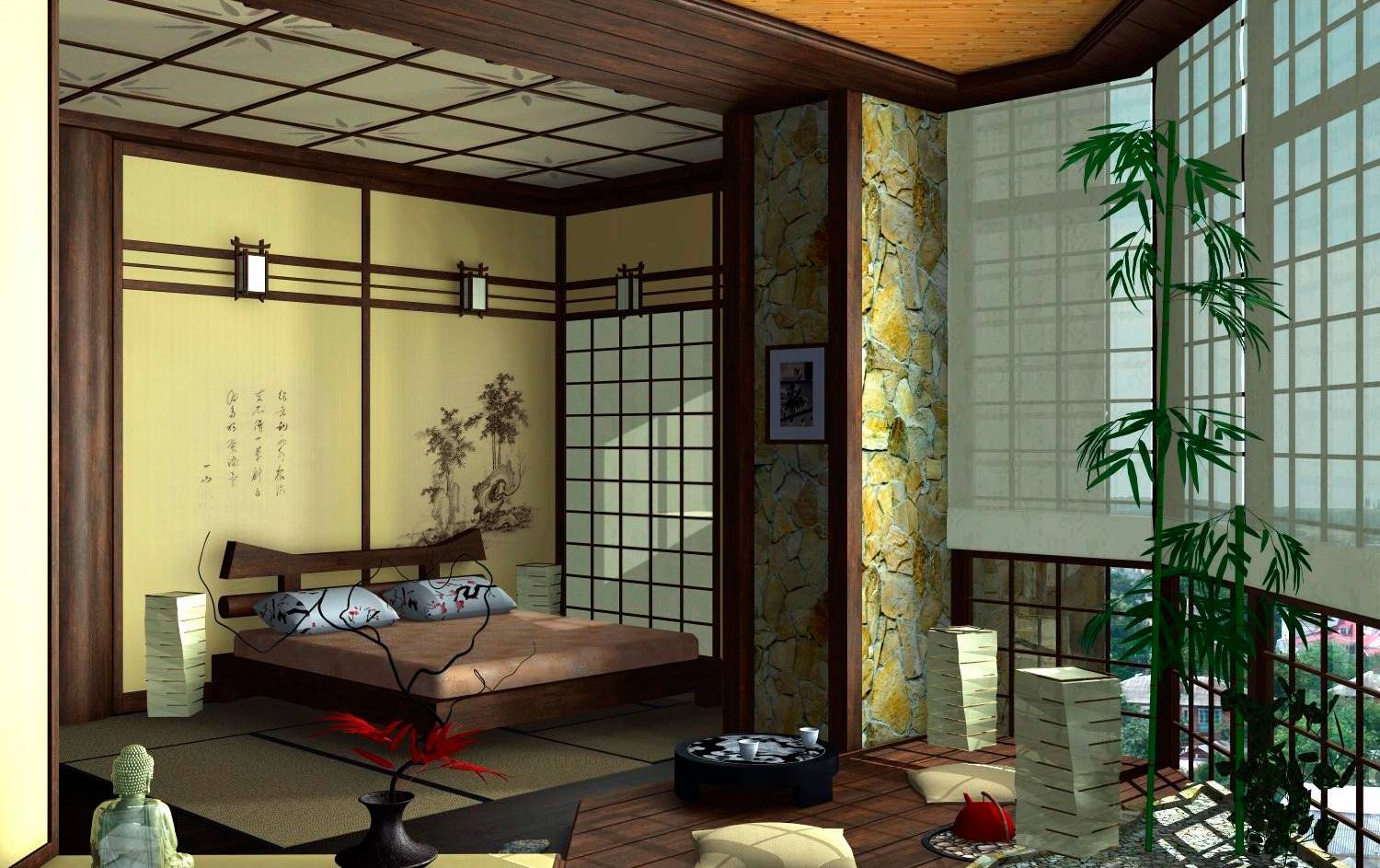 Китайский стиль в интерьере: тематика дома и квартиры, традиционная гостиная комната, домик, кухня и спальня