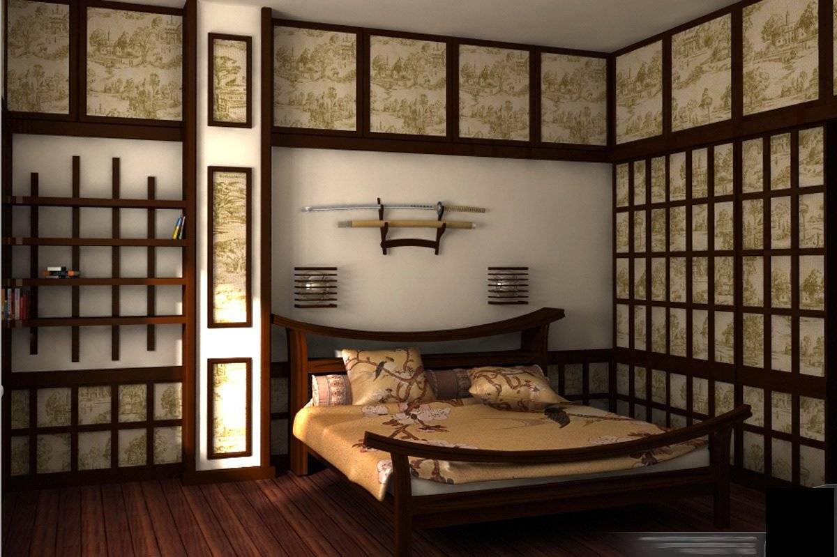 Дизайн спальни в японском стиле (30 фото). общие принципы. облицовка помещения. мебель, декор и аксессуары. китайский стиль