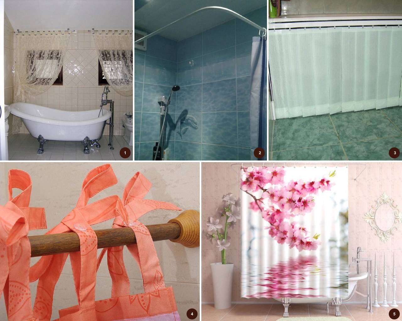 5 советов по очистке штор в ванной от грязи и плесени