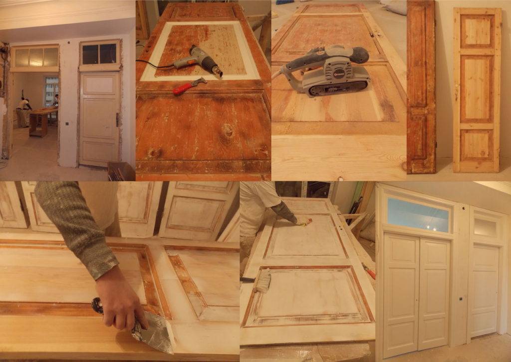 Как провести реставрацию деревянных межкомнатных дверей?