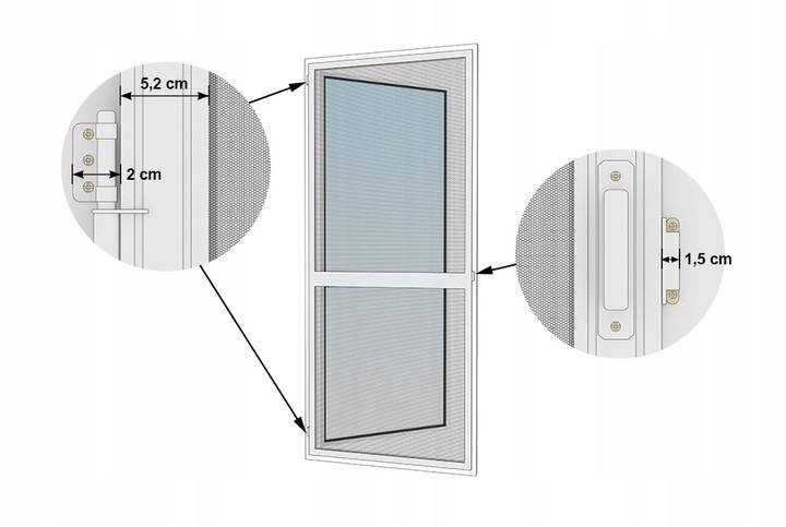 Москитная сетка на дверь на магнитах: установка средства защиты