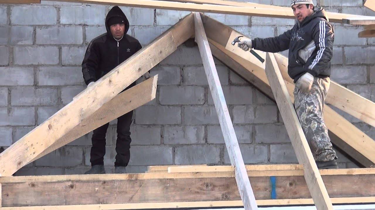 Трехскатная крыша своими руками. трехскатная крыша пристройки к дому. строительство стропильной системы