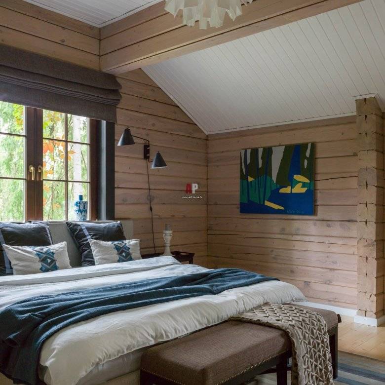 Интерьер деревянного дома из бруса внутри — фото, стилевые решения